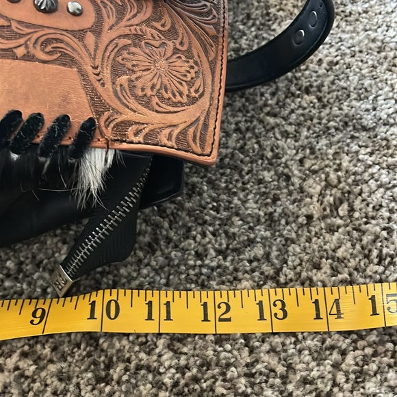 Trinity Ranch Cowhide Leather Purse - Picture 6 of 11